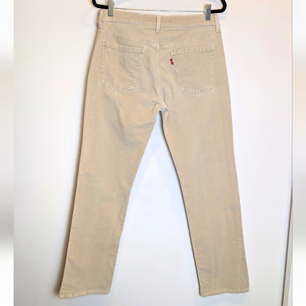 Levi’s 505 Beige Corduroy Straight Leg Pants Size 10